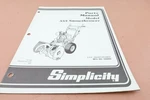 Simplicity Model 555 Snowthrower Parts Manual TP-1085. Fixed Price $5.00.