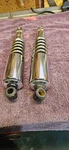 Honda CB350 K0 Oem 1968 Rear Back Shock Absorbers. Fixed Price $60.00.