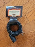New Harley Davidson 12MM X 6' Anti-theft Accessory Cable Lock With Keys 46090-98. Fixed Price $34.99.
