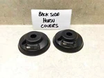 1982 Kawasaki KZ750-N Spectre Horn Pair Backside Covers PJ-10. Fixed Price $15.75.