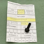New Genuine Honda 93891-05018-07 Exhaust Manifold Screw Washer (5X18). Fixed Price $17.51.
