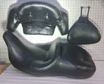 Harley Davidson Black Seat RDW-92/61-0067 With Backrest & Support. Fixed Price $99.99.