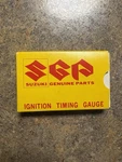 Vintage Suzuki Motorcycle Ignition Timing Gauge 09931-00112. Fixed Price $149.99.