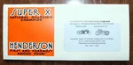 1929 The New Streamline Henderson & Super -x Brochure Antique Reproduction. Fixed Price $20.00.