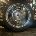 Harley Sportster Ironhead Xlh 900 3.50-19 Hamburger Chrome Front Wheel Brake. Fixed Price $589.89.