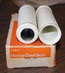 Harley 56201-62A Nos Oem White Grips In Box W/chrome Plugs D2. Fixed Price $155.85.