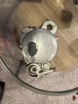 Kawasaki KX500 Clutch Cover (1996). Fixed Price $150.00.