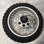 1987 Kawasaki Rear Wheel Rim Assembly Drum Brakes Axle Hub Oem. Fixed Price $179.99.