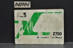 Vintage 1981 Kawasaki KZ750 E3 Motorcycle Owners Manual. Fixed Price $21.99.