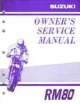 2001 Suzuki RM80K1 Service Manual : 99011-02B76-03A. Fixed Price $80.65.