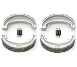 Front And Rear Grooved Brake Shoes Honda CR250M Elsinore 1973-1976. Fixed Price $42.95.