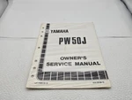 Yamaha PW50J Owner's Service Shop Repair Manual Oem Lit 11626-03-10 New Read. Fixed Price $24.99.