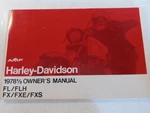 Harley Owner's Manual 1978 1/2 Shovelhead Flh Fxe Fxs Nos 99460-78E 80CI 1340. Fixed Price $59.97.