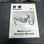 99-00 Kawasaki ZR-7 ZR750 Motorcycle Repair Manual 99924-1248-01 A1. Fixed Price $29.99.