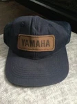 New Oem Hat-yamaha Leather Patch Fb Nv, WTC-22HLR-NV-NS. Fixed Price $20.00.