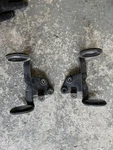 05-24 Suzuki Front Fork Headlight Brackets Set 2023 Oem. Fixed Price $115.00.