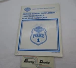 Harley Davidson Official 1996 Police Service Manual Supplement 99483-96SP. Fixed Price $29.99.