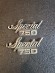 1978-1979 Yamaha XS750 Special Right / Left Side Cover Emblems Oem. Fixed Price $55.00.