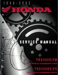 Honda Service Manual TRX450S/FM & TRX450ES/FE 1998-2002 61HNO04. Fixed Price $75.00.