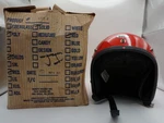 Vintage Buco Polycarbonate Size Child Red Open Face 5 Snap Helmet Model 1773-2. Fixed Price $84.95.