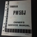 Yamaha Owner's Service Manual PW50J Motorcycle LIT-11626-03-10 (1981?). Fixed Price $15.95.