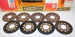 8 Harley-davidson Knucklehead Panhead Shovelhead Clutch Discs. Fixed Price $40.00.