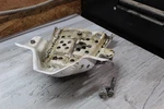 1986-987 Honda TR200 Fat Cat Lower Bottom Skid Plate Guard Shield 50351-HB7-670Z. Fixed Price $189.95.
