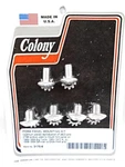 1949 To 1959 Panhead Cadmium Plated Fork Panel Mounting Kit Colony 3175-6. Fixed Price $15.85.
