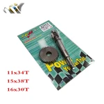 Mofo Racing Transmission Gear Set Front 15X38T 16X30T Honda Dio Zx 50. Fixed Price $73.77.