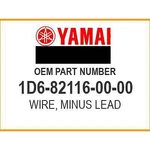 Yamaha Wire, Minus Lead 1D6-82116-00-00 Oem New. Fixed Price $19.35.