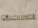 Vintage Oem 6 Inch Kawasaki Gas Fuel Petrol Tank Emblem. Fixed Price $17.00.