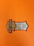 Harley Patented Metal Oil Tank Decal Knucklehead Panhead Flathead 99353-82Z .. Fixed Price $14.99.