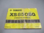 Yamaha Oem Owners Manual 1980 XS850SG LIT-11626-01-83. Fixed Price $99.95.