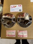 Kawasaki CSR250 KZ250W Z305A/B Pair Clock Bottom Covers Chrome 14025-1322/1323. Fixed Price $47.33.