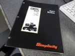 Simplicity Parts Manual 12RTG Series 36" Mower TP-1182. Fixed Price $16.99.