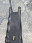 Indian Oem Black Leather Fuel Tank Strap Bib Dash Chieftain Roadmaster. Fixed Price $45.00.