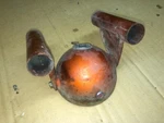 72 Yamaha AT2 125 Headlight Bucket And Brackets, 261-84330-60-71, CT1, AT1, CT2. Fixed Price $49.00.