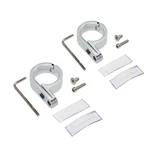 2PCS 1/4" 32MM Chrome Universal Handlebar Mounts Clamp Clock Fit For Harley. Fixed Price $19.99.
