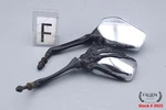1999 Harley Sportster 1200 Side Rear View Mirror Set Hand Bone Black Chrome. Fixed Price $29.44.