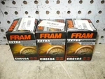 Fram Motorcycle Filters Oil Pack 3 CH6104 0712-0450 New. Fixed Price $26.99.