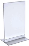 Azar Displays 102716 Clear Acrylic Double Sided Sign Holder 7"X11" Vertical/ho. Fixed Price $66.46.