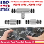 For Kawasaki KZ650 KZ1000 Carburetor Fuel Tee And Rail Combo 1977 1978 1979-1983. Fixed Price $18.99.