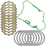 Clutch Friction Plates And Gasket Kit For Kawasaki KLR650 KL650 1989-2010. Fixed Price $39.00.