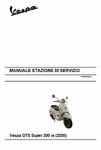 Piaggio Vespa Service Workshop Manual 2008 Gts Super 300 Ie. Fixed Price $26.00.