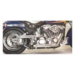 Paughco Shotgun Shorty Goose Cut Exhaust (38'') Chrome, 84-99 Fxst, Flst Softail. Fixed Price $1606.22.