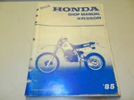 Honda Factory Shop Manual 1985 XR350R 61KN500. Fixed Price $199.98.