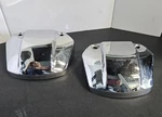 Harley Davidson Chrome Headlight Visors - 2. Fixed Price $30.00.