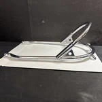 83-1571 Triumph Grabrail Black/chrome 1970 650 750 TR6 T120 T150 U.k. Made. Fixed Price $190.00.