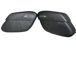 Genuine Harley Davidson Black Leather Saddle Bags Set RDW-92/61-0068 Wing Logo.. Fixed Price $450.00.