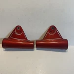 Yamaha Fork Upper Cover Set YDS6B 69 Brilliant Red 246-23121-00-63, 23131-00-63. Fixed Price $80.00.